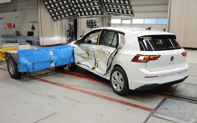 Novo VW Golf (Mk8) 2020 obtém 5 estrelas Euro NCAP