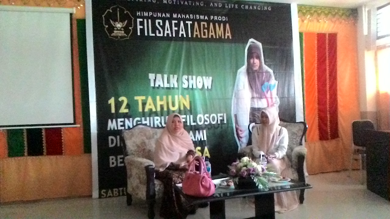 Talkshow Inspiratif 12 Tahun Menghirup Filosofi Di Balik Tsunami