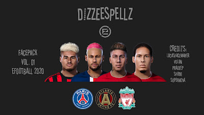 PES 2020 Facepack V1 by DizzeeSpellz