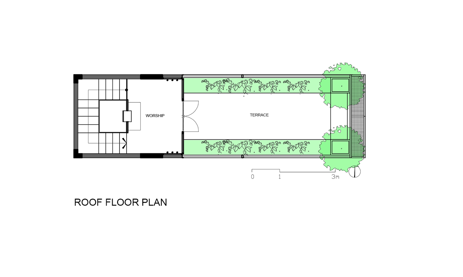 Rumah Di Lahan Sempit 3x10 Meter Majalah Rumah