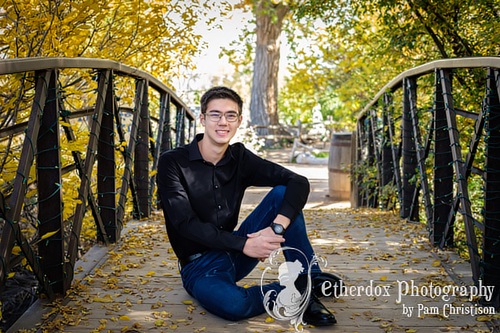 Professional portrait of a Volcano Vista High school senior at locations in Albuquerque