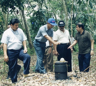 Sumur minyak tua telaga said kabupaten Langkat