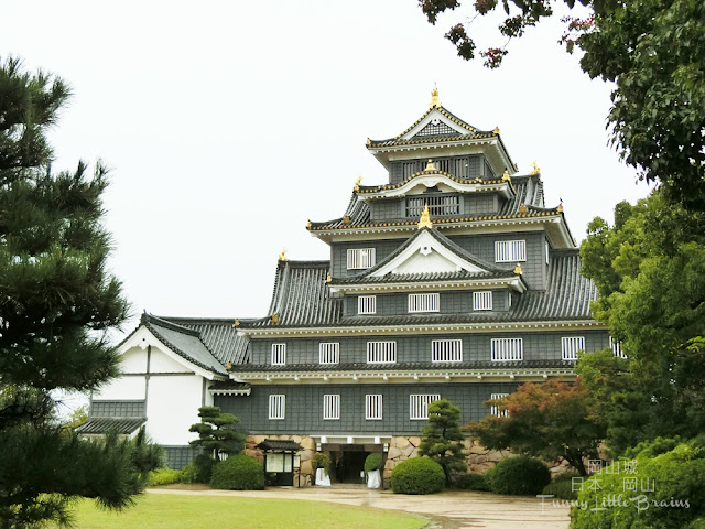 【日本．岡山】漆黑外牆的日本名城—「岡山城」｜晴天之國岡山