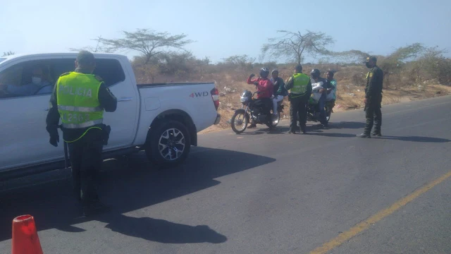 En La Guajira: 437 comparendos por violar el aislamiento obligatorio 