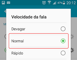 Velocidade Normal