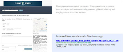 Phone Spam By Google