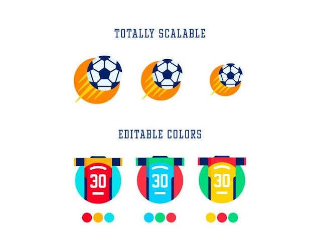 colección-de-iconos-de-fútbol-flat-design-gratis