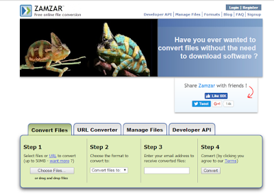zamzar free online file converter