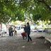Permanente limpieza en la plaza principal Benito Juárez y avenidas