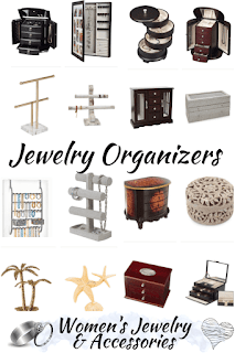 Decorative Jewelry Organizers, Boxes and Displays