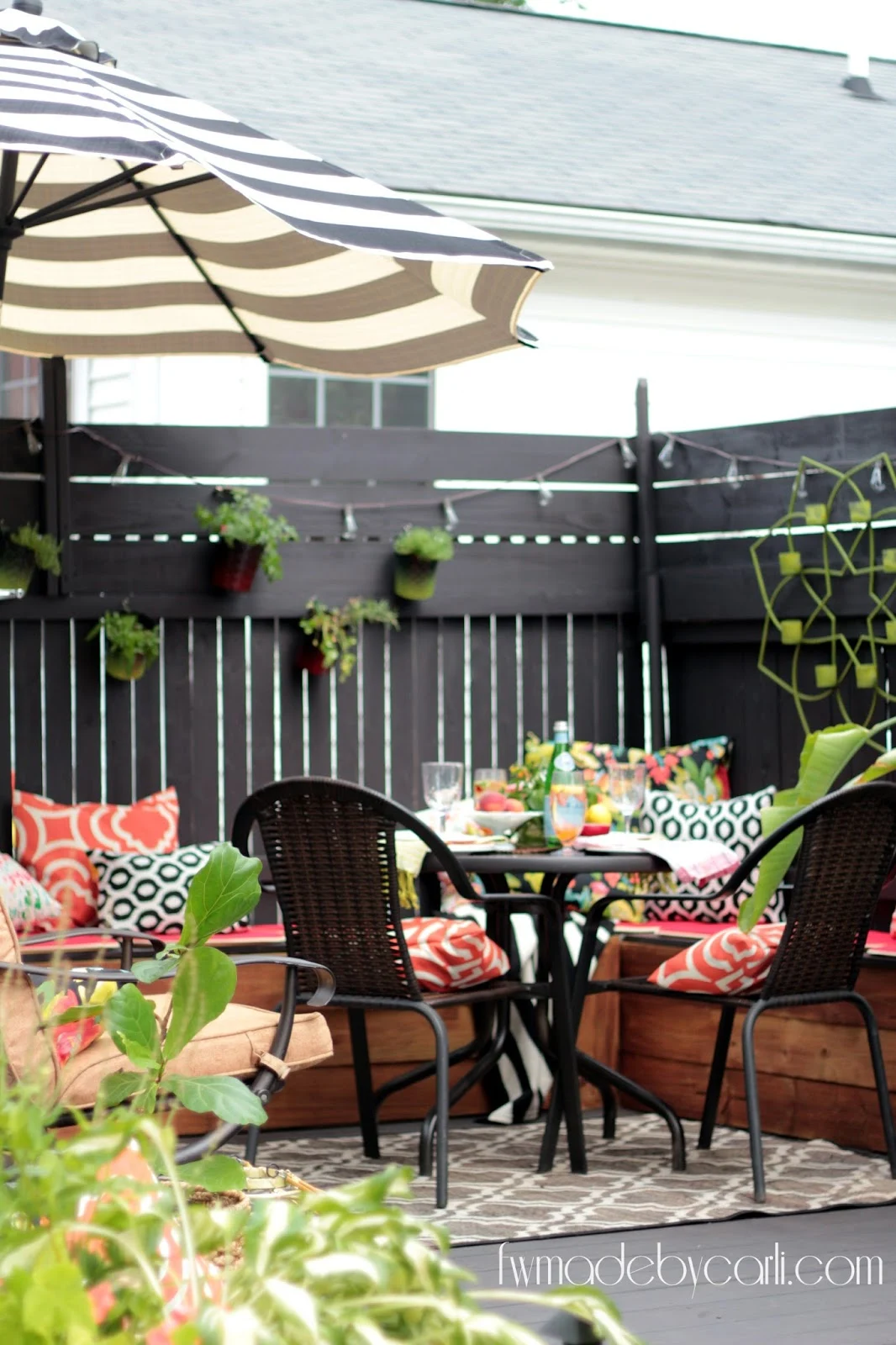 colorful patio updates