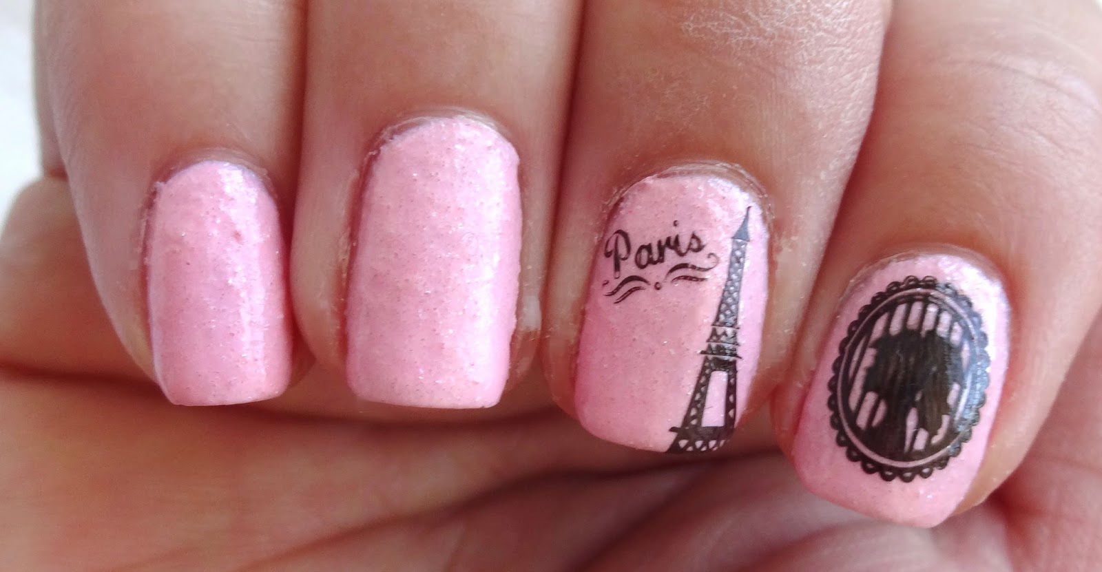 Pink Nail Art