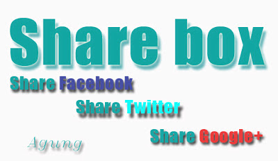 Membuat share box blog