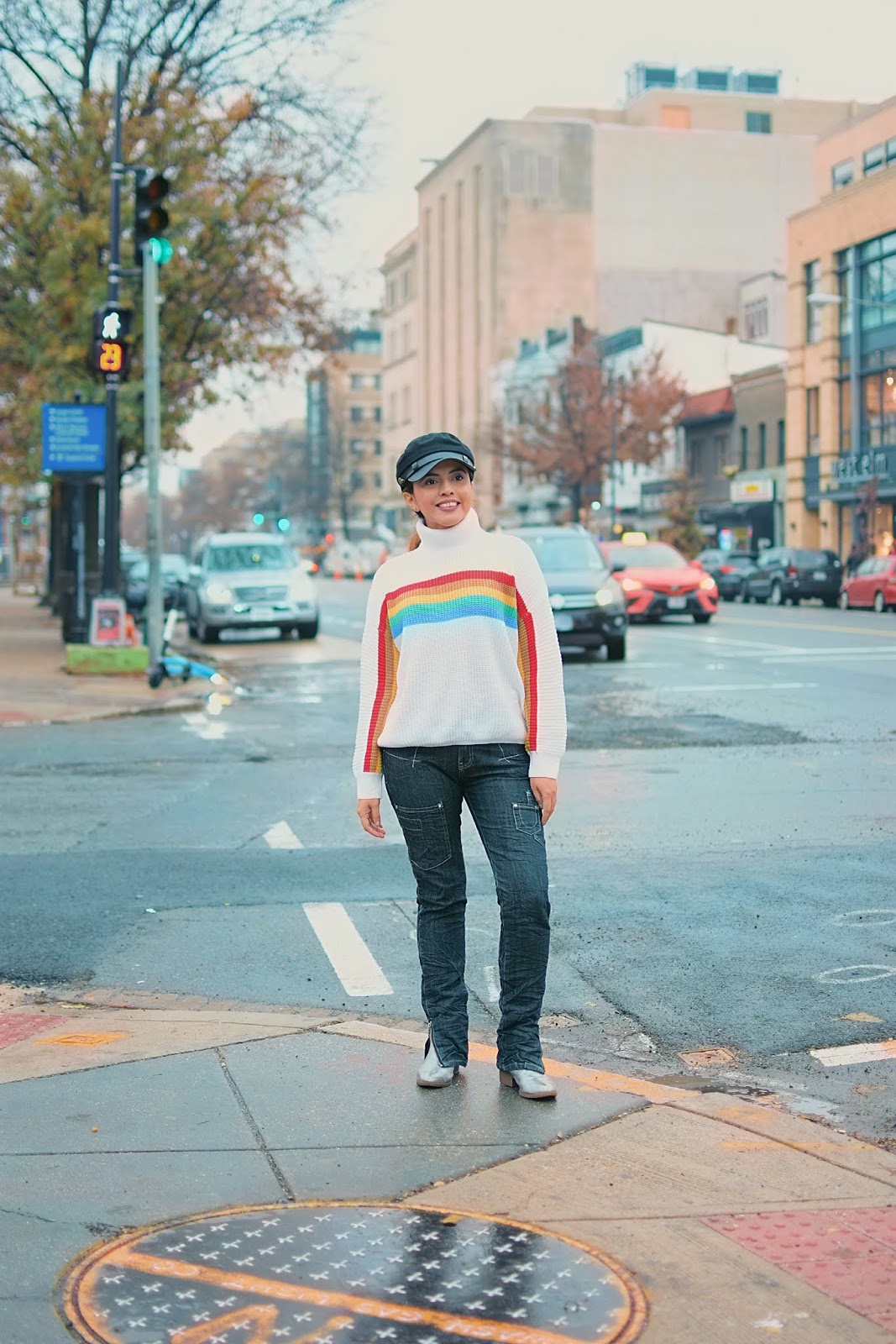 Color Block Sweater by MariEstilo-DCBlogger-SheIn-Winter Style-
