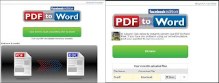 Cara Merubah File PDF ke Word Online melalui Facebook