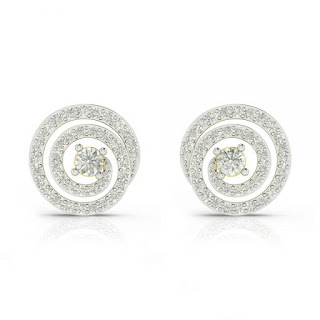 diamond stud earrings gift for sister