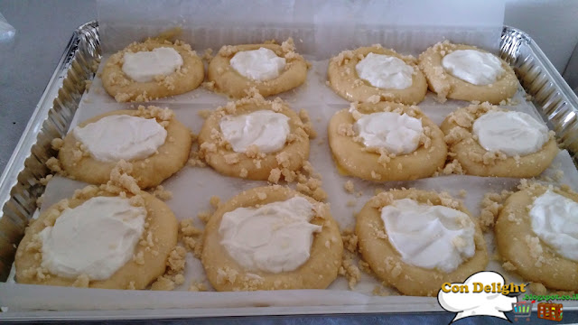 Kolaches Going to the oven