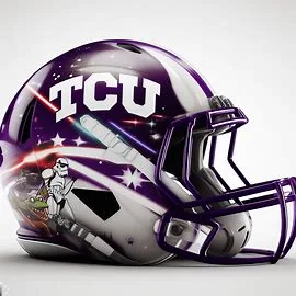 TCU Horned Frogs Star Wars Concept Helmet