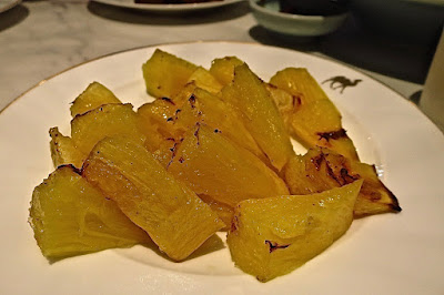 Alijiang (阿里疆) Silk Road Cuisine, grilled pineapples