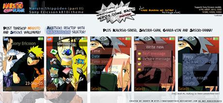 Temas De Naruto Para Sony Ericsson | juegos java