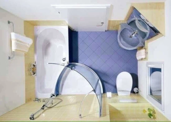 desain kamar mandi mungil