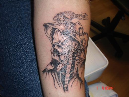 grim reaper tattoo. The fifth of my Grim Reaper