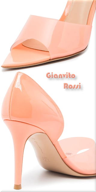 ♦Gianvito Rossi Bree pink transparent-strap pumps #gianvitorossi #shoes #pink #pantone #brilliantluxury