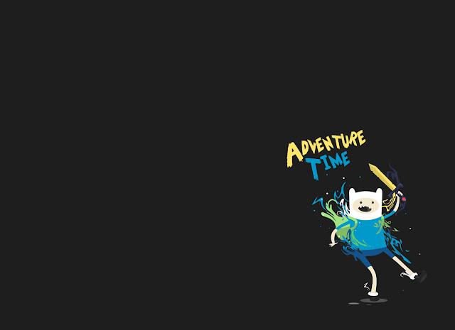   Finn Adventure Time Cartoon Sword Black Background HD Wallpaper Desktop PC Background a160.