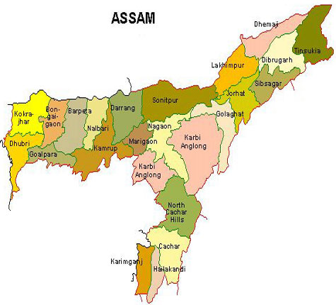 Assam Tourism | Assam Map