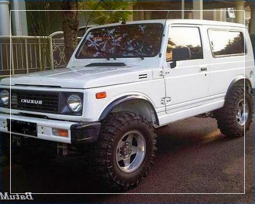 Modifikasi mobil katana terbaru ceper jimny 4x4 tahun 1989 