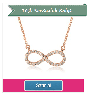 Taşlı Sonsuzluk Kolye