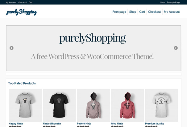 Purely Shopping Wordpress Theme 