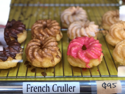 donut, glaze king, cruller