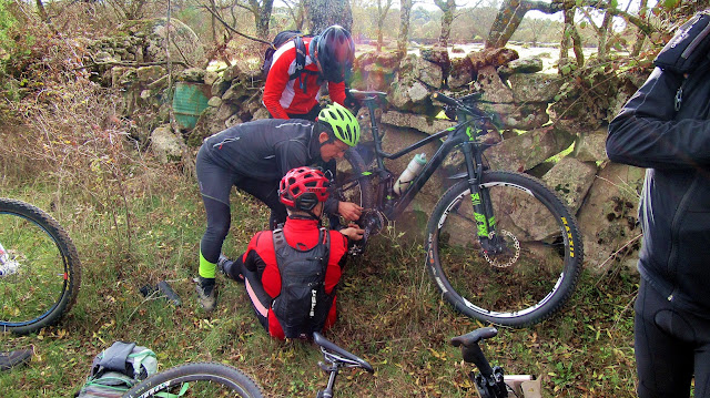 Bicicleta averiada