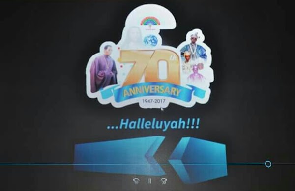 #CelestialChurchAt70 || This Anniversary Logo is a NO.