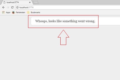 Cara Mengatasi Error Browser Whoops looks like something went wrong Pada Dapodik 2018