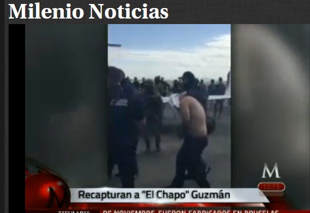 DEL CHAPO  CAPTURADO 8 DE ENERO 2016