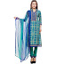 DivyaEmporio Cotton Blue Salwar Suit Dupatta