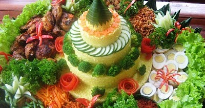 Menarik Cara Membuat Hiasan Tumpeng  Nasi Catatan 