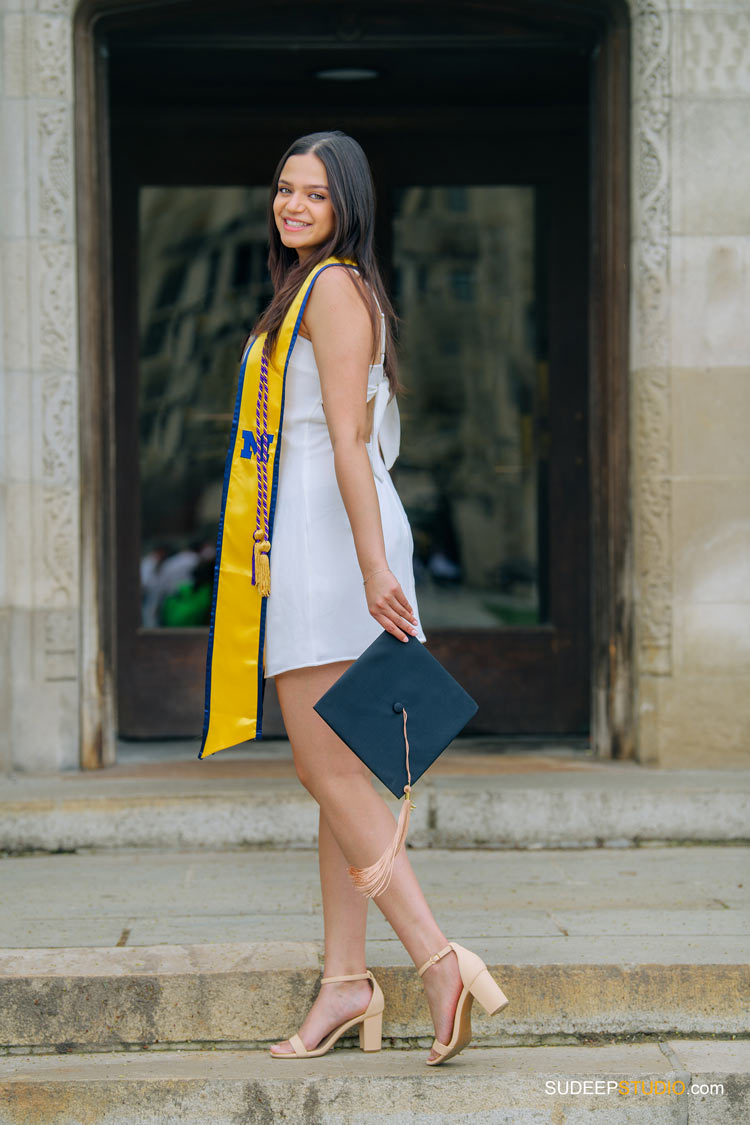 Girls Outfit ideas for College Graduation Pictures by University Graduation Photographer SudeepStudio.com