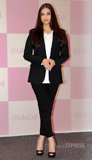 Aishwarya Rai In Black Coat And Pant