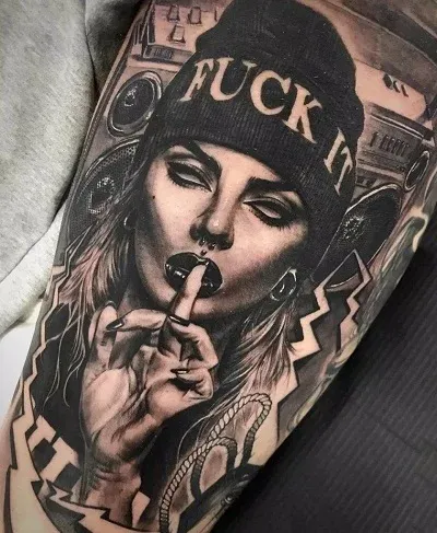 Gangster Tattoos Chicano Art Tattoos