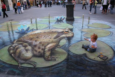 Frog Paint 3D Illusion