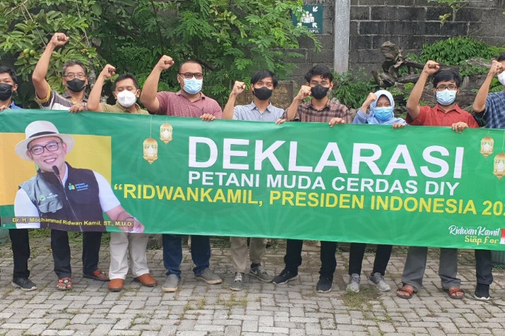 Petani Milenial Yogya Serukan Ridwan Kamil Presiden 2024