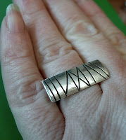 janice fowler metalsmith, ring, series, sterling silver