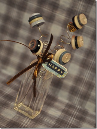 BUTTON FLOWERS (6)