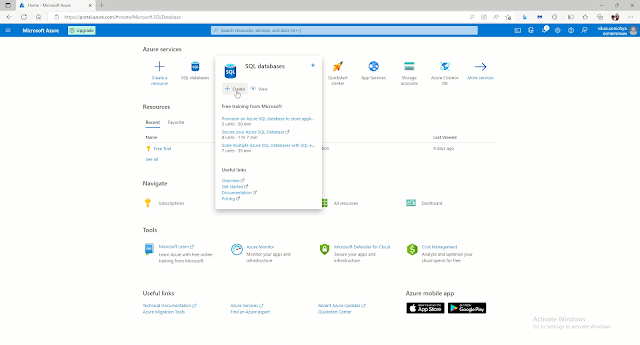 Azure Sql database