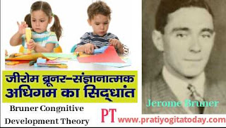 bruner congnitive theory in hindi, bruner theory in hindi