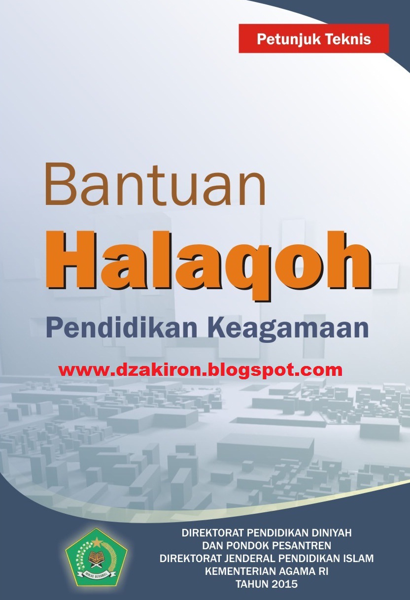 PETUNJUK TEKNIS BANTUAN PONDOK PESANTREN TAHUN 2015 