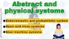 abstract and physical system